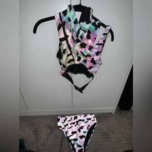 Freedom Rave Wear Reflective Camo Set